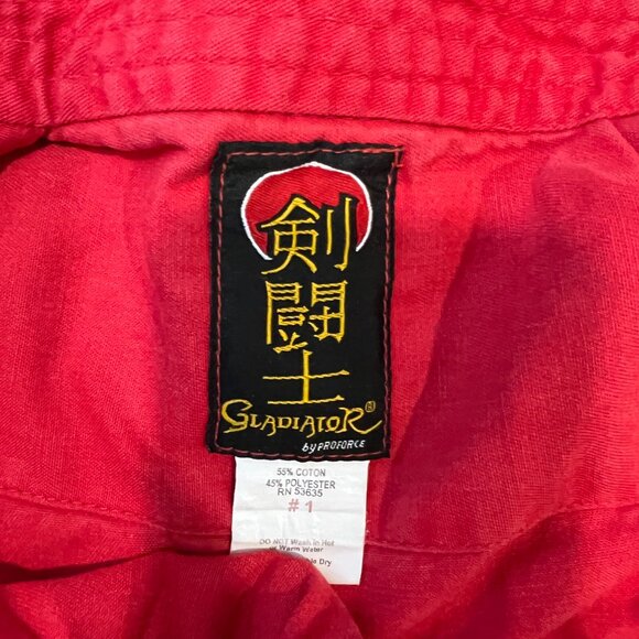 Gladiator by ProForce Red Gi with belt Size #1 - Picture 4 of 6